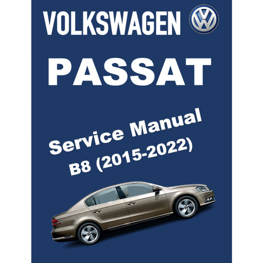 VW PASSAT B8 (2015-2022) SERVICE WORKSHOP MANUAL