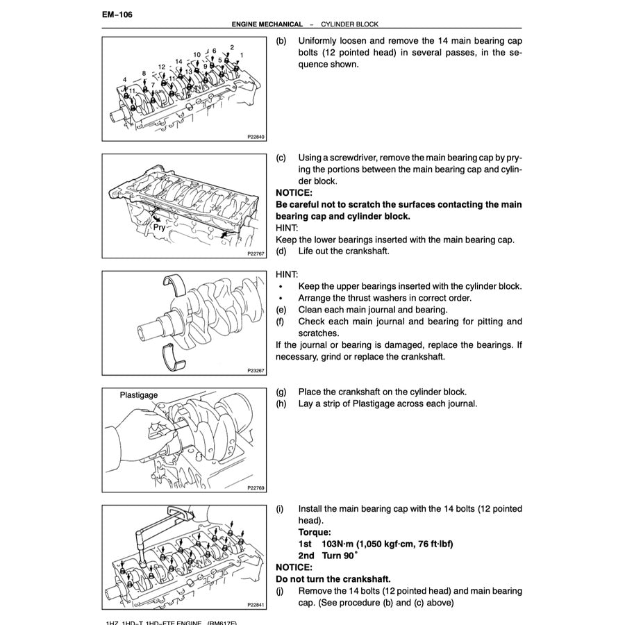 TOYOTA LAND CRUISER J70 (1984+) FACTORY WORKSHOP SERVICE MANUAL