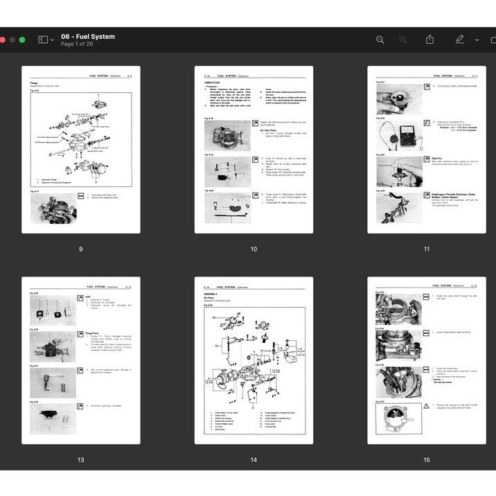 [CLASSIC] TOYOTA "4M" ENGINE (1977-1986) REPAIR MANUAL