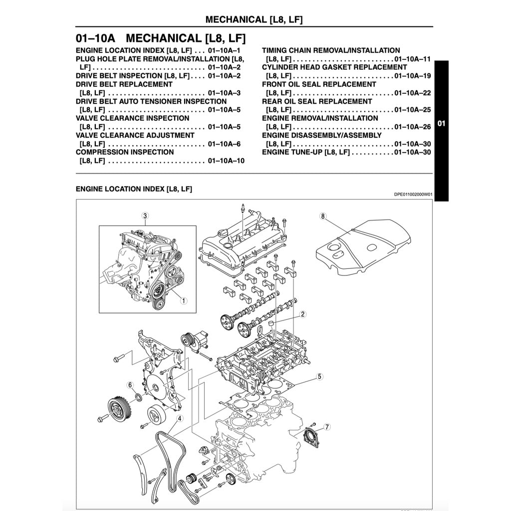 MAZDA 5 CR (2004-2010) SERVICE WORKSHOP MANUAL
