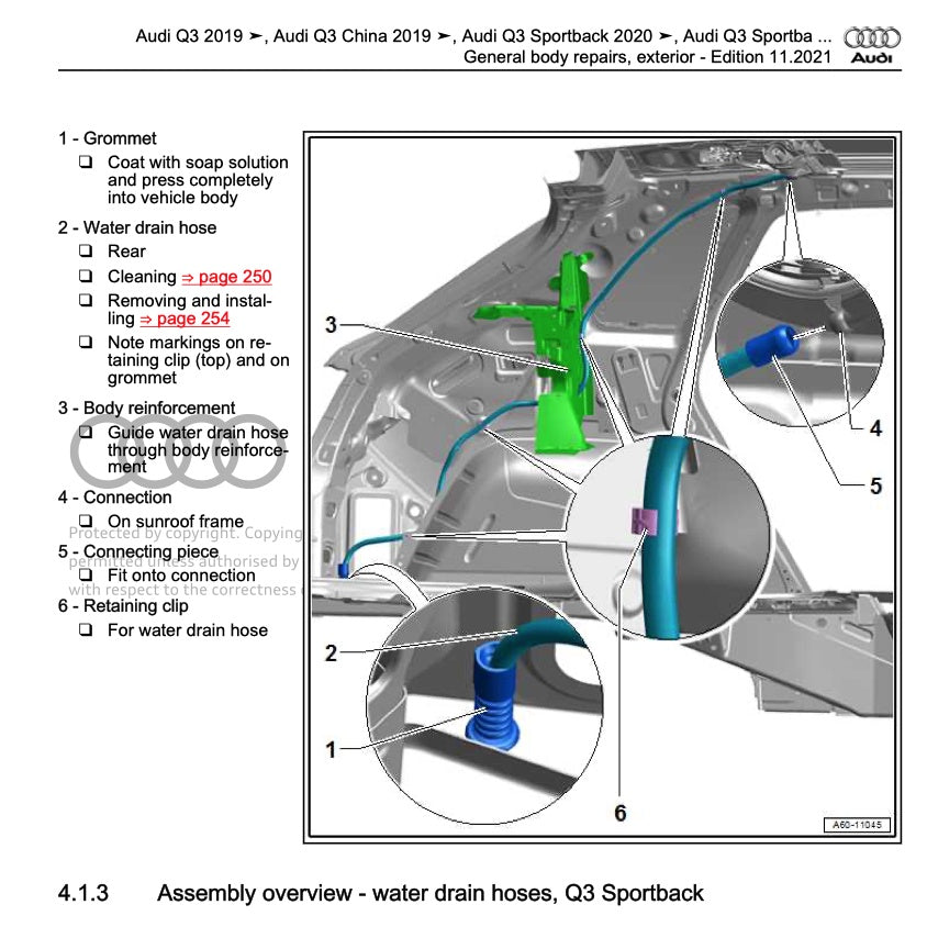 AUDI Q3 F3 (2018+) SERVICE WORKSHOP MANUAL