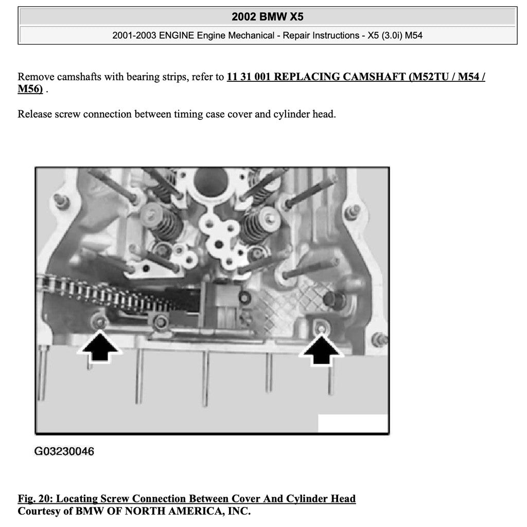 BMW X5 E53 (1999-2006) SERVICE WORKSHOP MANUAL