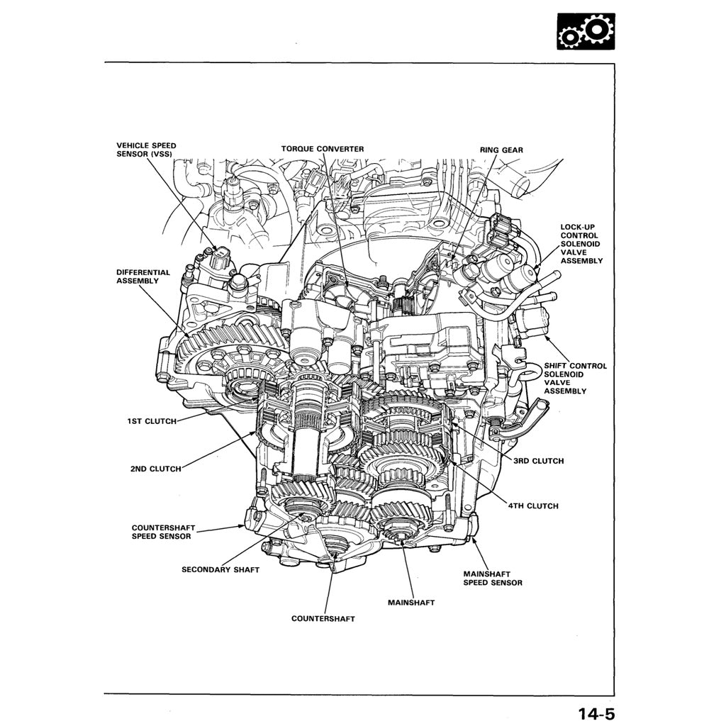 HONDA ACCORD 5 CD (1993-1997) SERVICE WORKSHOP MANUAL
