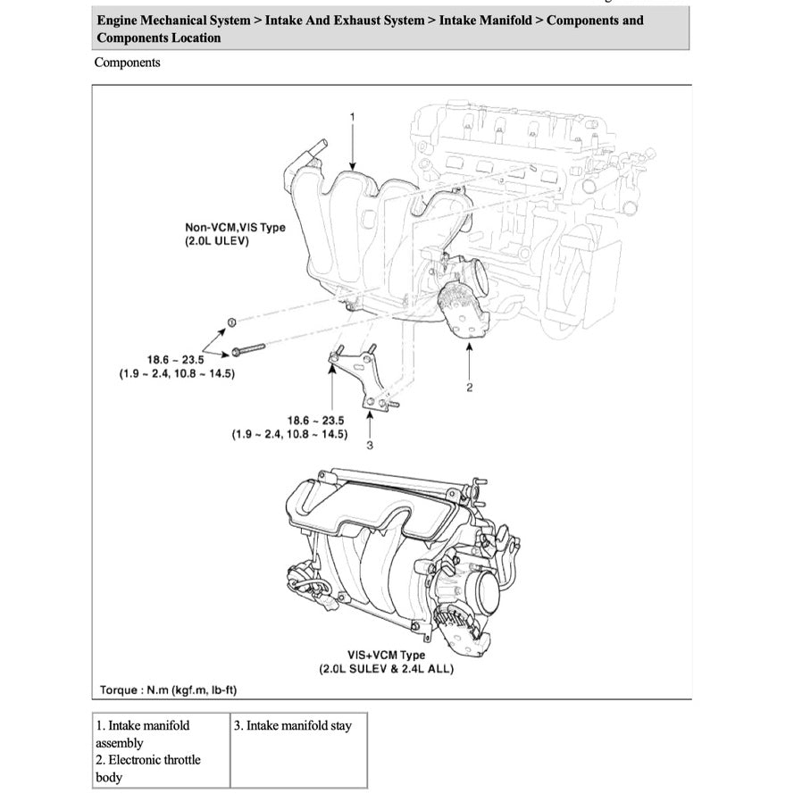 KIA CERATO FORTE TD (2008-2013) SERVICE WORKSHOP MANUAL