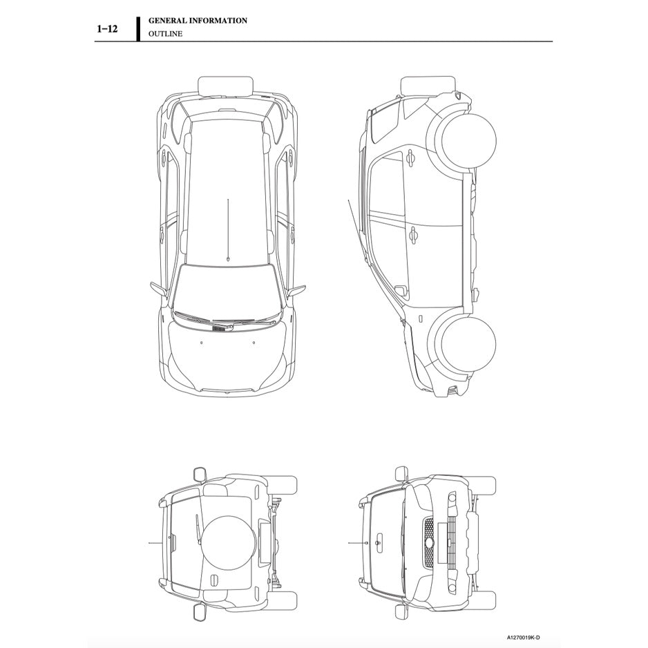 DAIHATSU TERIOS J200/F700 (2006-2018) SERVICE WORKSHOP MANUAL