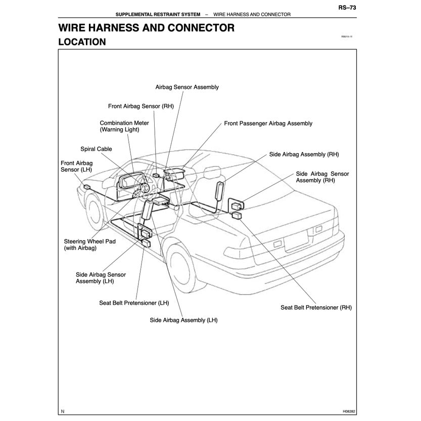 TOYOTA CAMRY ACV20 (1997-2001) SERVICE WORKSHOP MANUAL