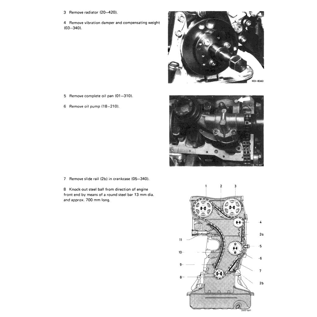 MERCEDES-BENZ ENGINE M110 (1980–1996) SERVICE WORKSHOP MANUAL