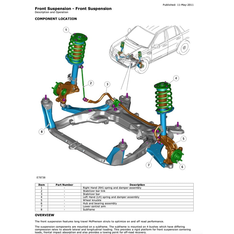 LAND ROVER FREELANDER 2 L359 (2007-2015) SERVICE WORKSHOP MANUAL
