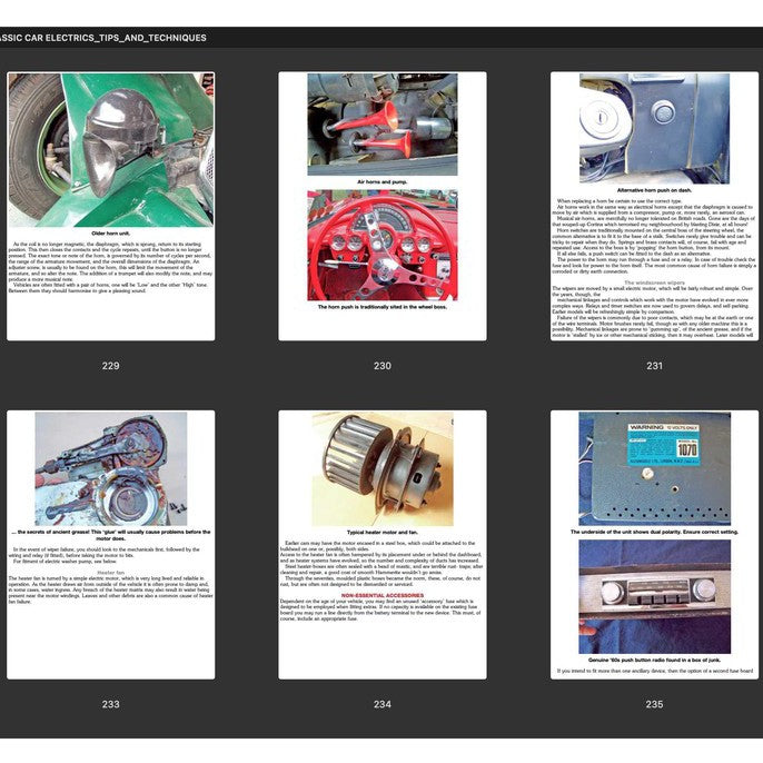 [CLASSIC] CARS ELECTRICS - ENTHUSIAST RESTORATION MANUAL (2006)