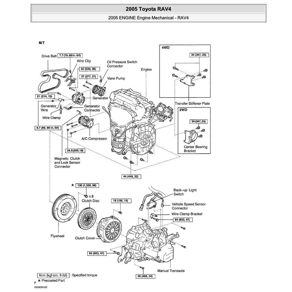 TOYOTA RAV4 XA20 (2000-2005) SERVICE WORKSHOP MANUAL