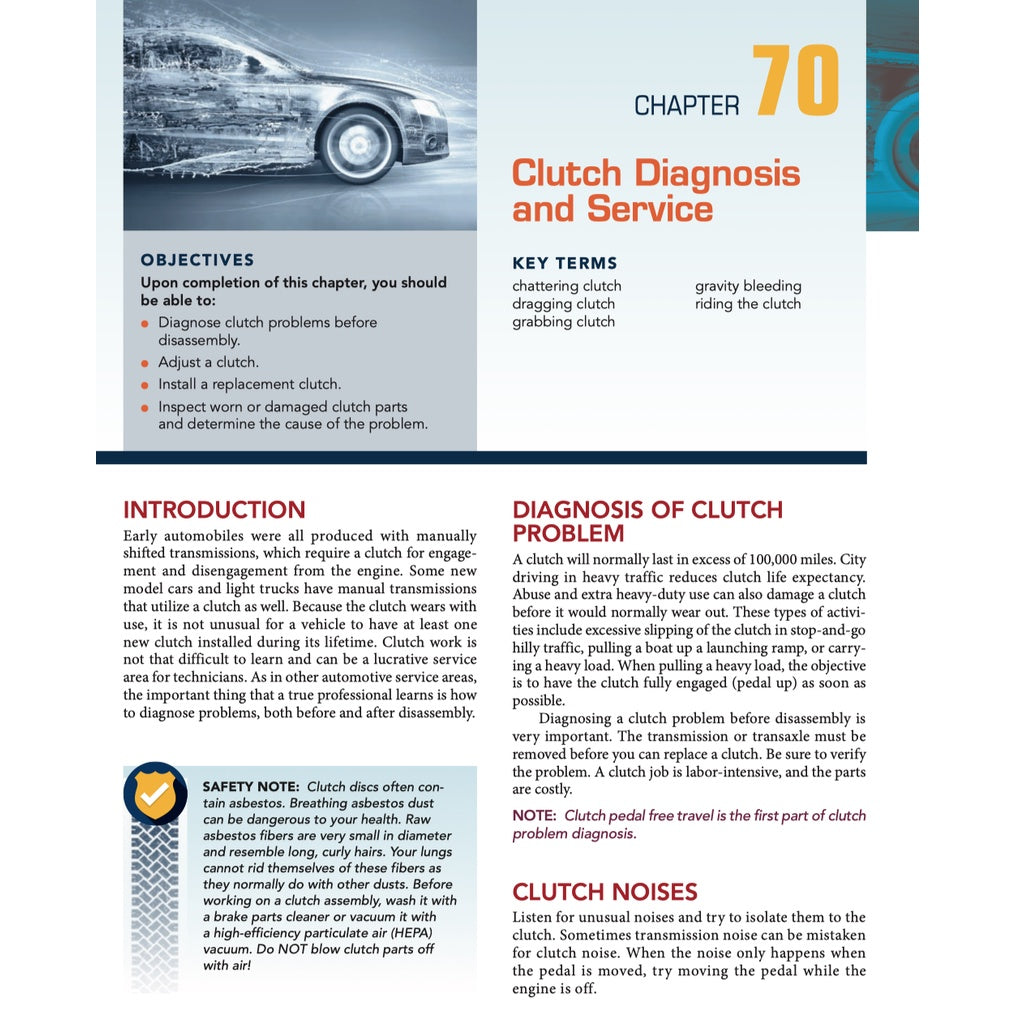Automotive Service: Inspection, Maintenance, Repair 6th Edition (2018) - Tim Gilles