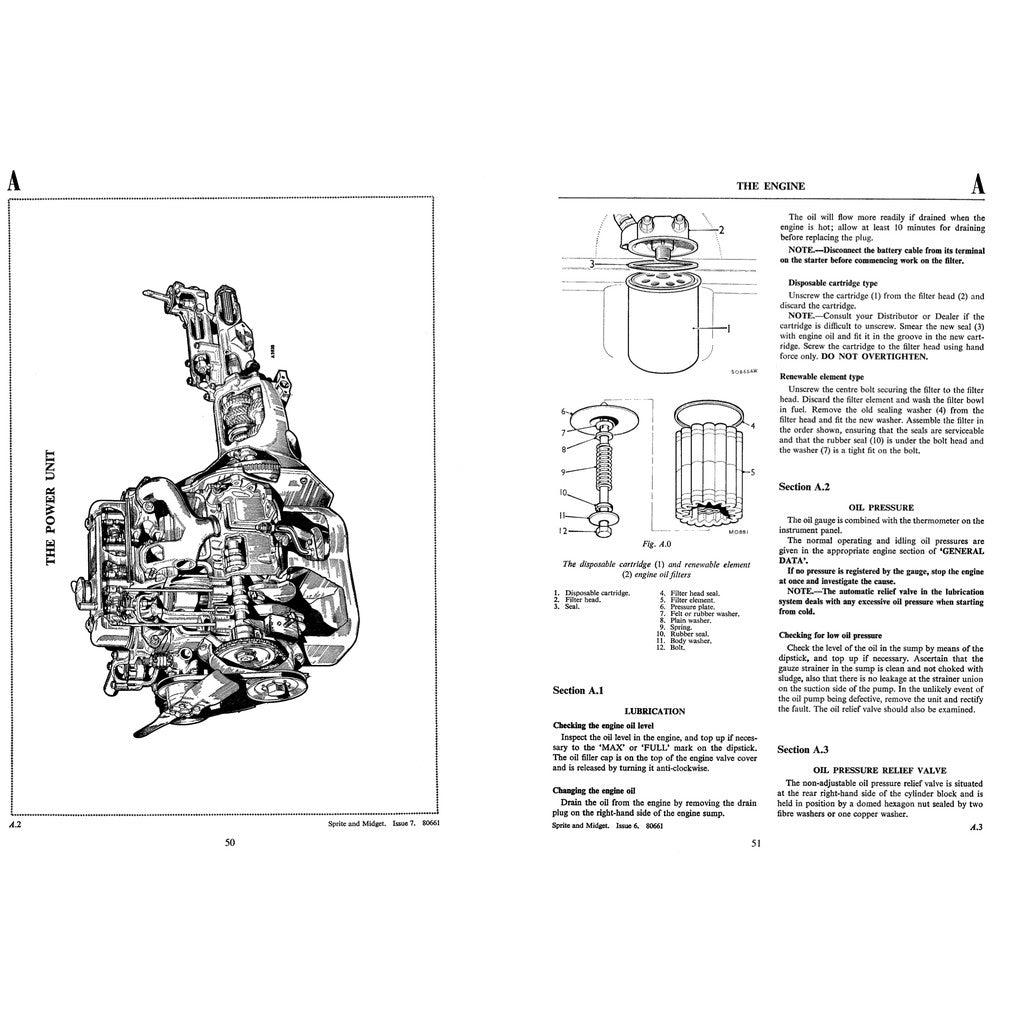 [CLASSIC] MG MIDGET/ SPRITE (MKII, MKIII, MKIV) FACTORY SERVICE WORKSHOP MANUAL
