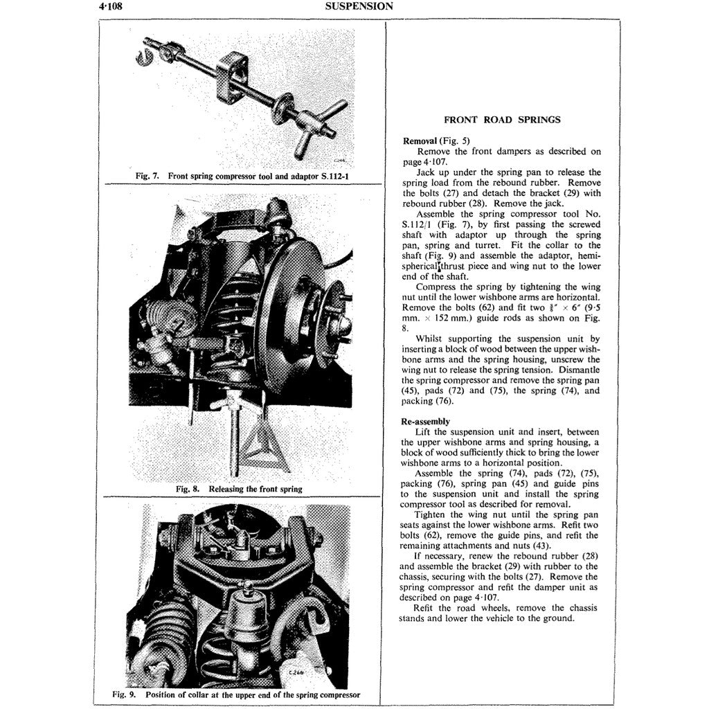 [CLASSIC] TRIUMPH TR4 /4A (1961-1967) SERVICE WORKSHOP MANUAL