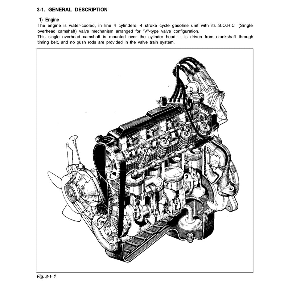 SUZUKI JIMNY SAMURAI SJ413 (1986-1995) SERVICE WORKSHOP MANUAL + SUPPLEMENT 2WD+EFI + PARTS CATALOGUE