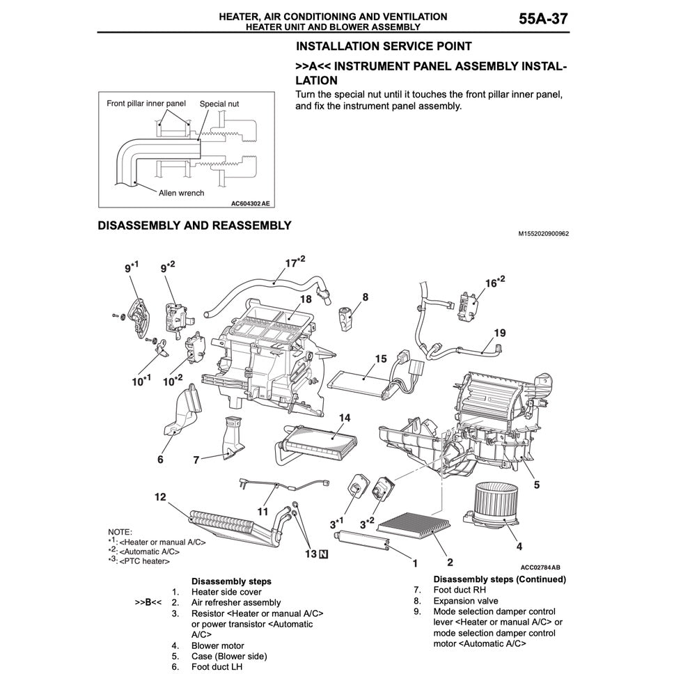 MITSUBISHI MIRAGE / ATTRAGE (2012-2021) SERVICE WORKSHOP MANUAL