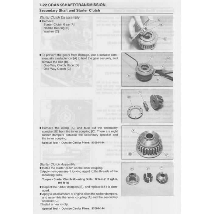 KAWASAKI ZR-7S (1999-2005) SERVICE WORKSHOP MANUAL+ PARTS CATALOGUE+ OWNER'S MANUAL