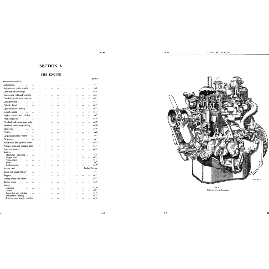 [CLASSIC] AUSTIN A30 & A35 (1951-1968) SERVICE WORKSHOP MANUAL