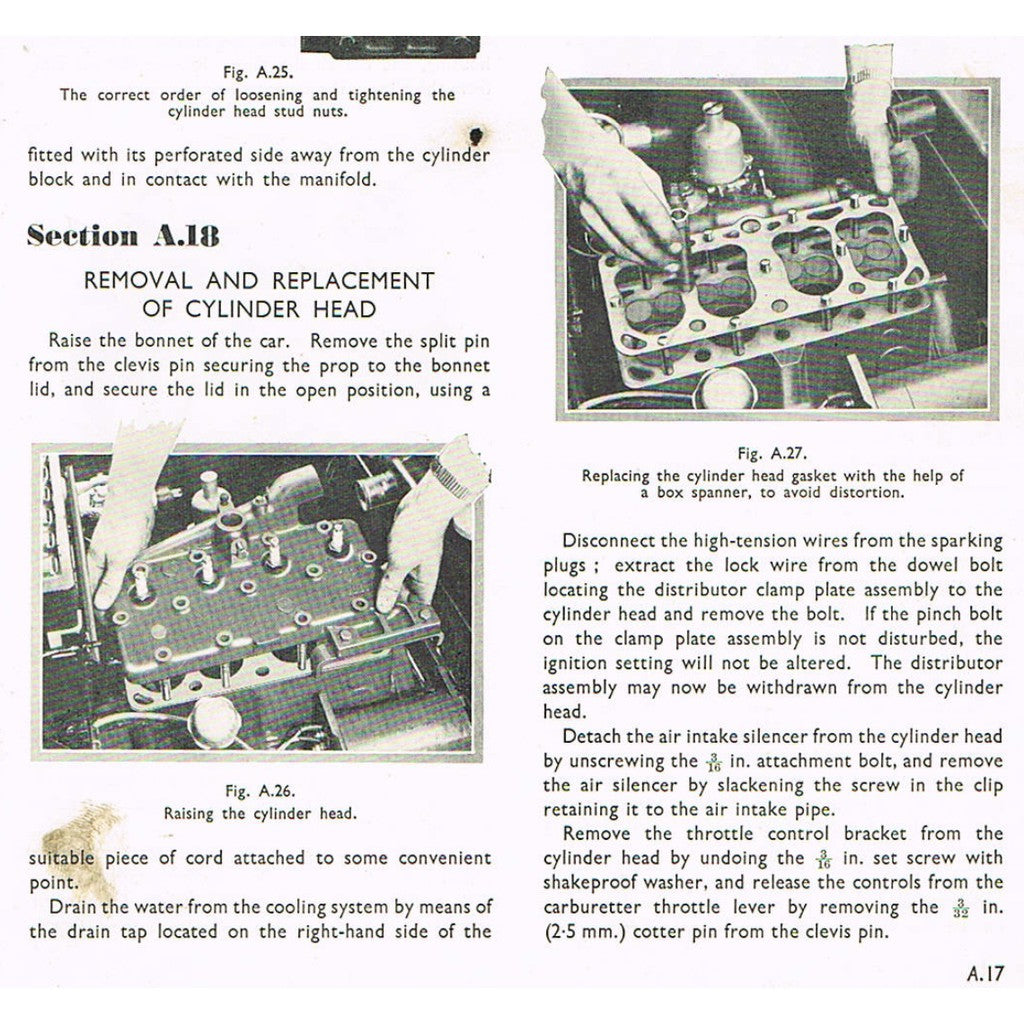 [CLASSIC] MORRIS MINOR "MM" SERIES SPLIT-SCREEN (1948-1952) SERVICE WORKSHOP MANUAL
