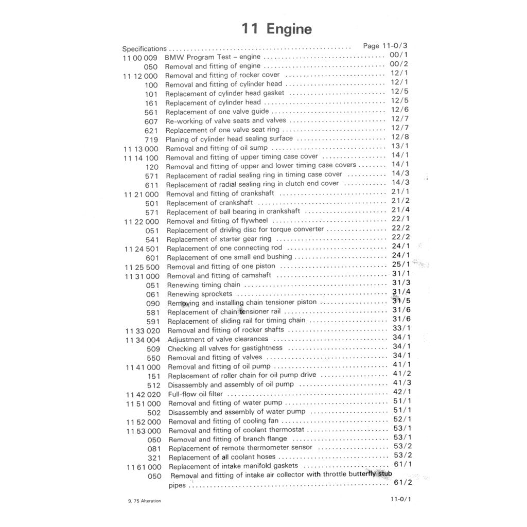 [CLASSIC] BMW 1502/1602/1802/2002 (1966-1973) FACTORY SERVICE REPAIR WORKSHOP MANUAL