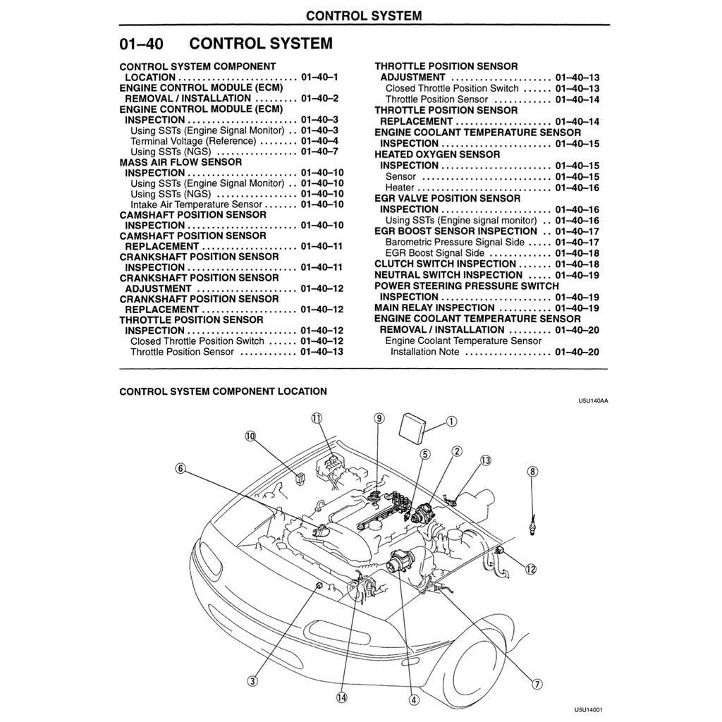 MAZDA MX-5 MIATA NA SERIES (1997) SERVICE WORKSHOP MANUAL