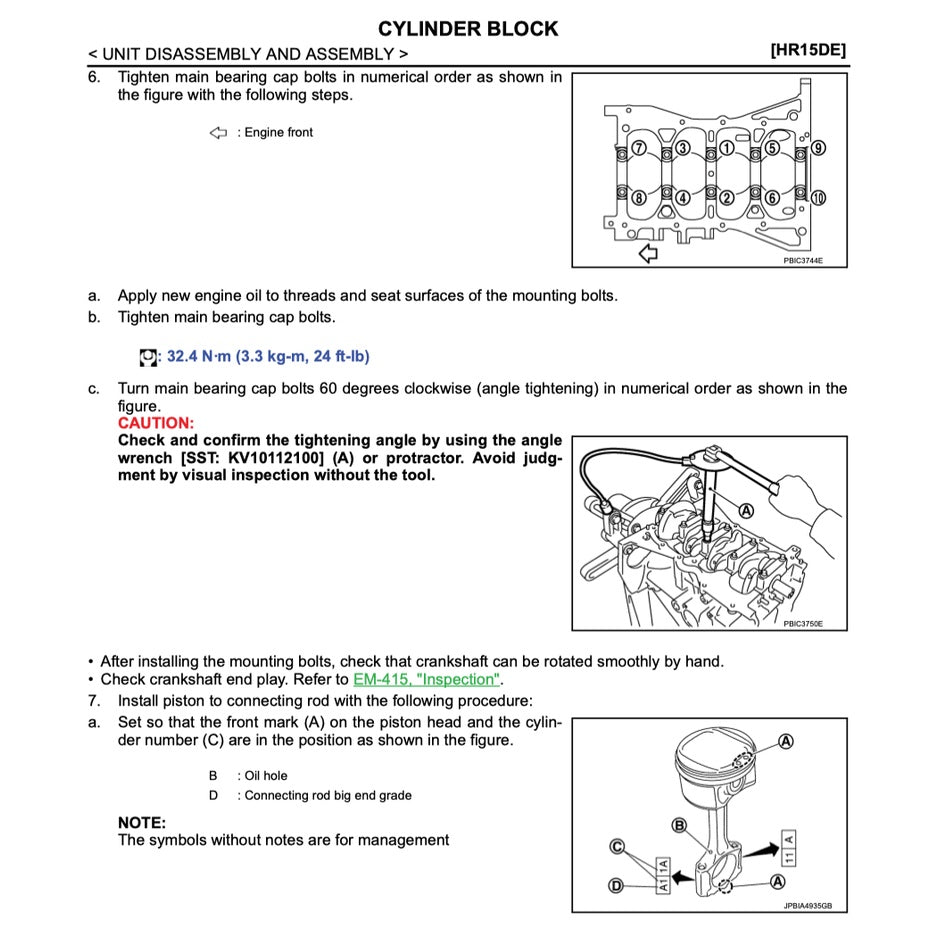 NISSAN ALMERA N17 (2011-2018) SERVICE WORKSHOP MANUAL