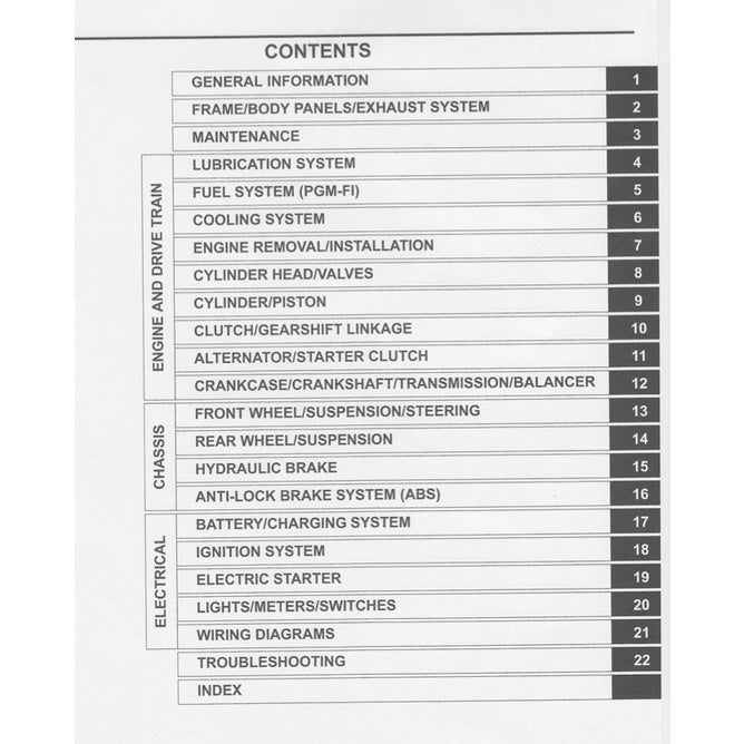 HONDA CBR 250 R (2011-2021) SERVICE WORKSHOP MANUAL + PARTS CATALOGUE + OWNER'S MANUAL / CBR250R