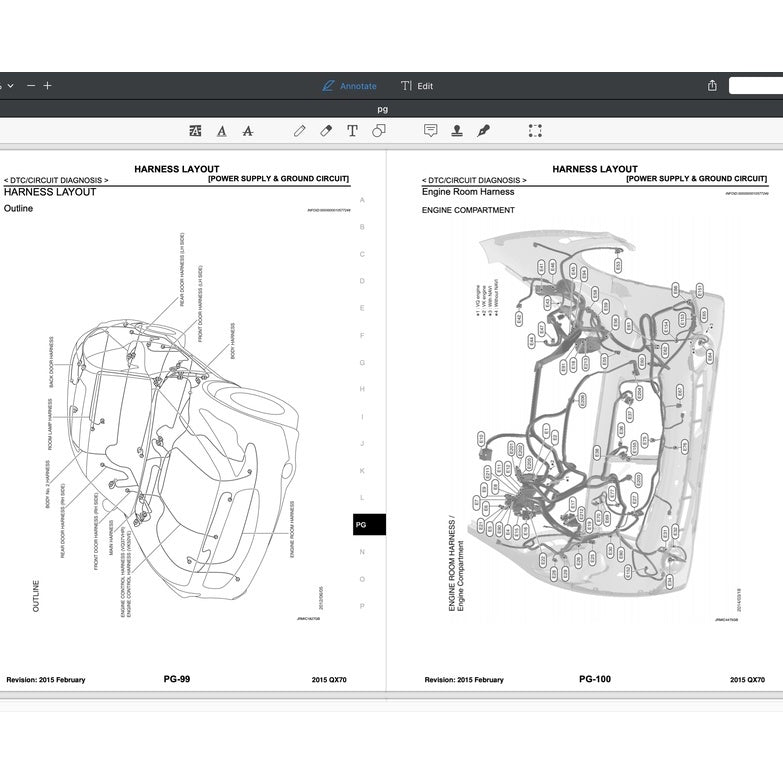 INFINITI QX70 (2013-2017) SERVICE WORKSHOP MANUAL
