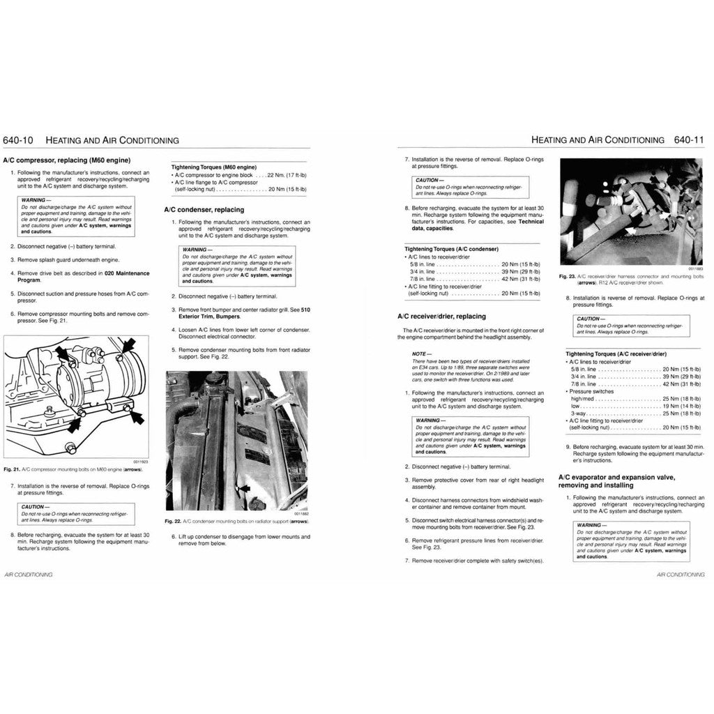 BMW 5 SERIES E34 (1989-1995) SERVICE WORKSHOP MANUAL