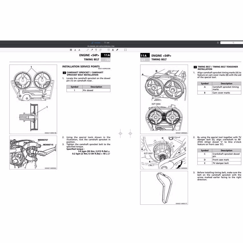 PROTON CAMPRO S4P IAFM ENGINE WORKSHOP MANUAL + AUTOMATIC TRANSMISSION F4A4A
