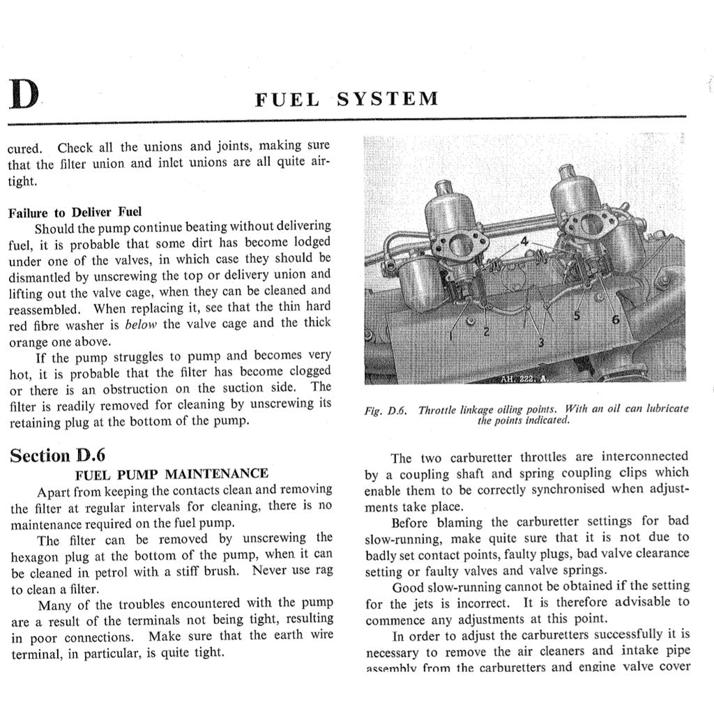 [CLASSIC] AUSTIN HEALEY 100-6 (1956-1962) FACTORY SERVICE WORKSHOP MANUAL