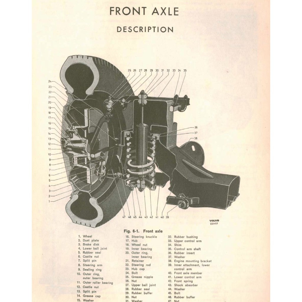 [CLASSIC] VOLVO P1800 (1961-1973) SERVICE REPAIR WORKSHOP MANUAL