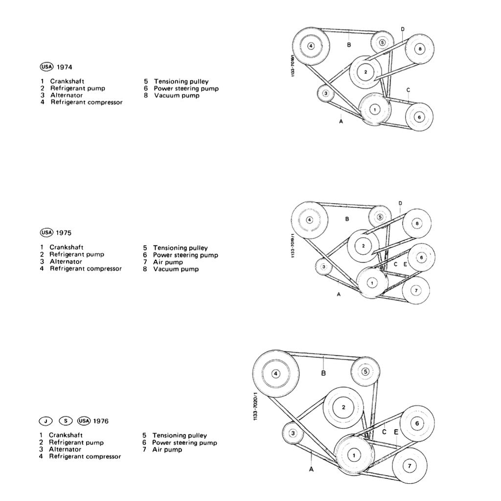 MERCEDES-BENZ ENGINE M115 (1968–1976) SERVICE WORKSHOP MANUAL