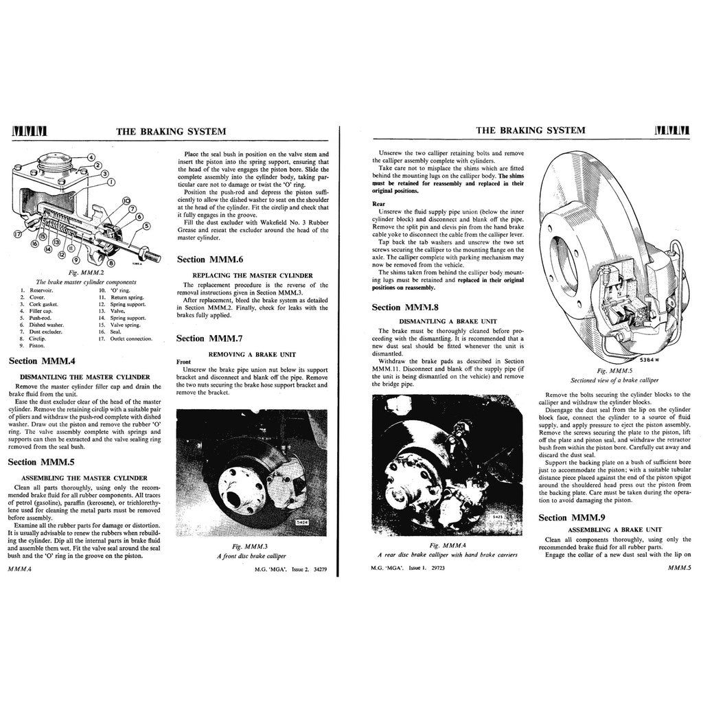 [CLASSIC] MG MGA (1955-1962) SERVICE WORKSHOP MANUAL