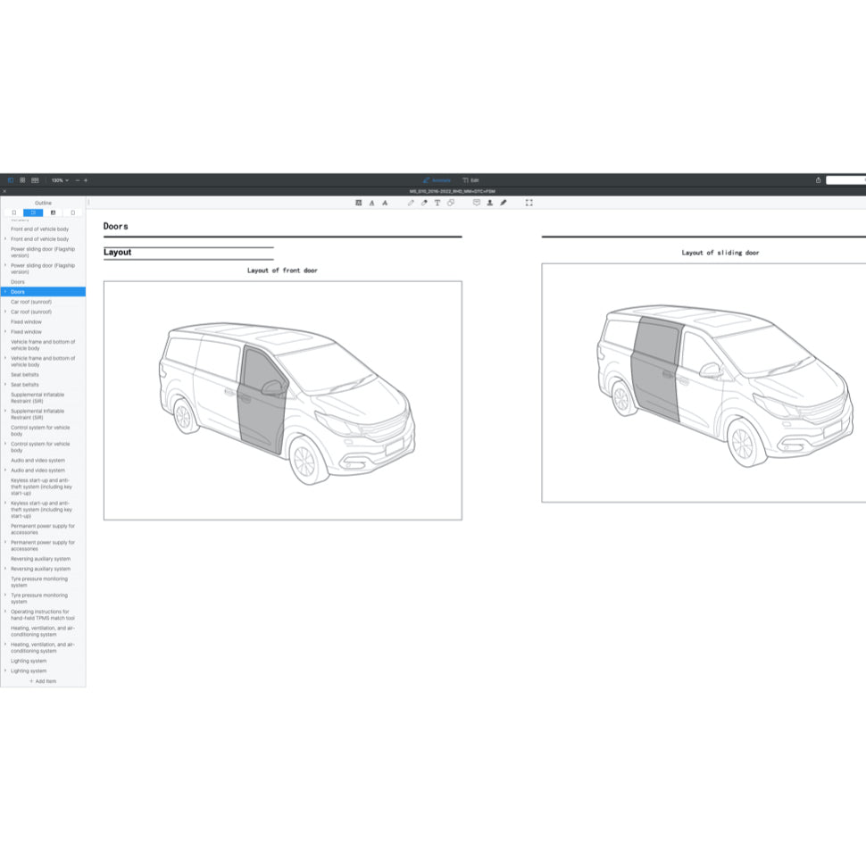 MAXUS G10 (2016-2023) SERVICE WORKSHOP MANUAL
