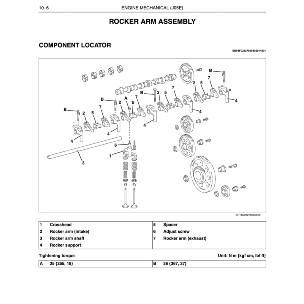 HINO ENGINE J05E WORKSHOP SERVICE REPAIR MANUAL
