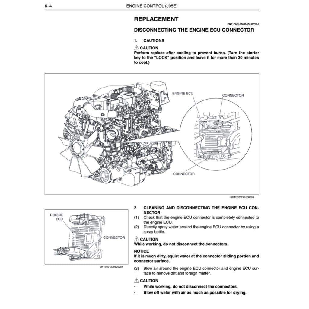HINO ENGINE J05E WORKSHOP SERVICE REPAIR MANUAL