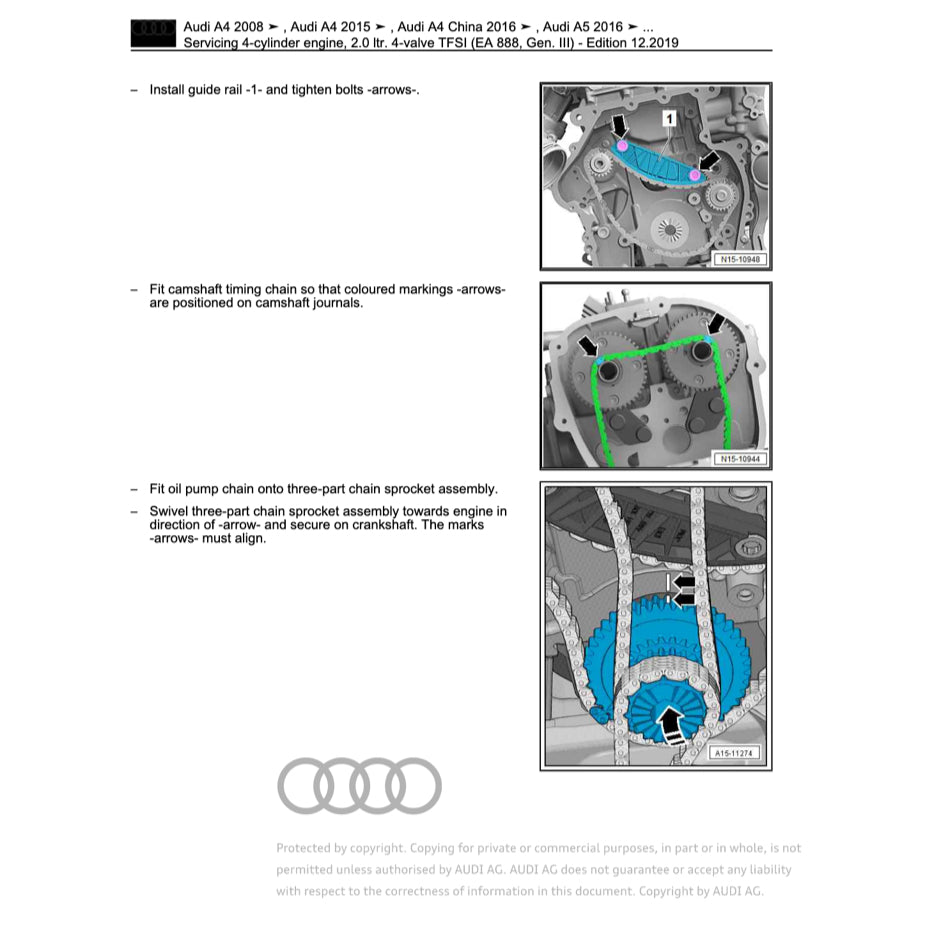 Audi Q5 8R (2008-2017) FACTORY SERVICE WORKSHOP MANUAL