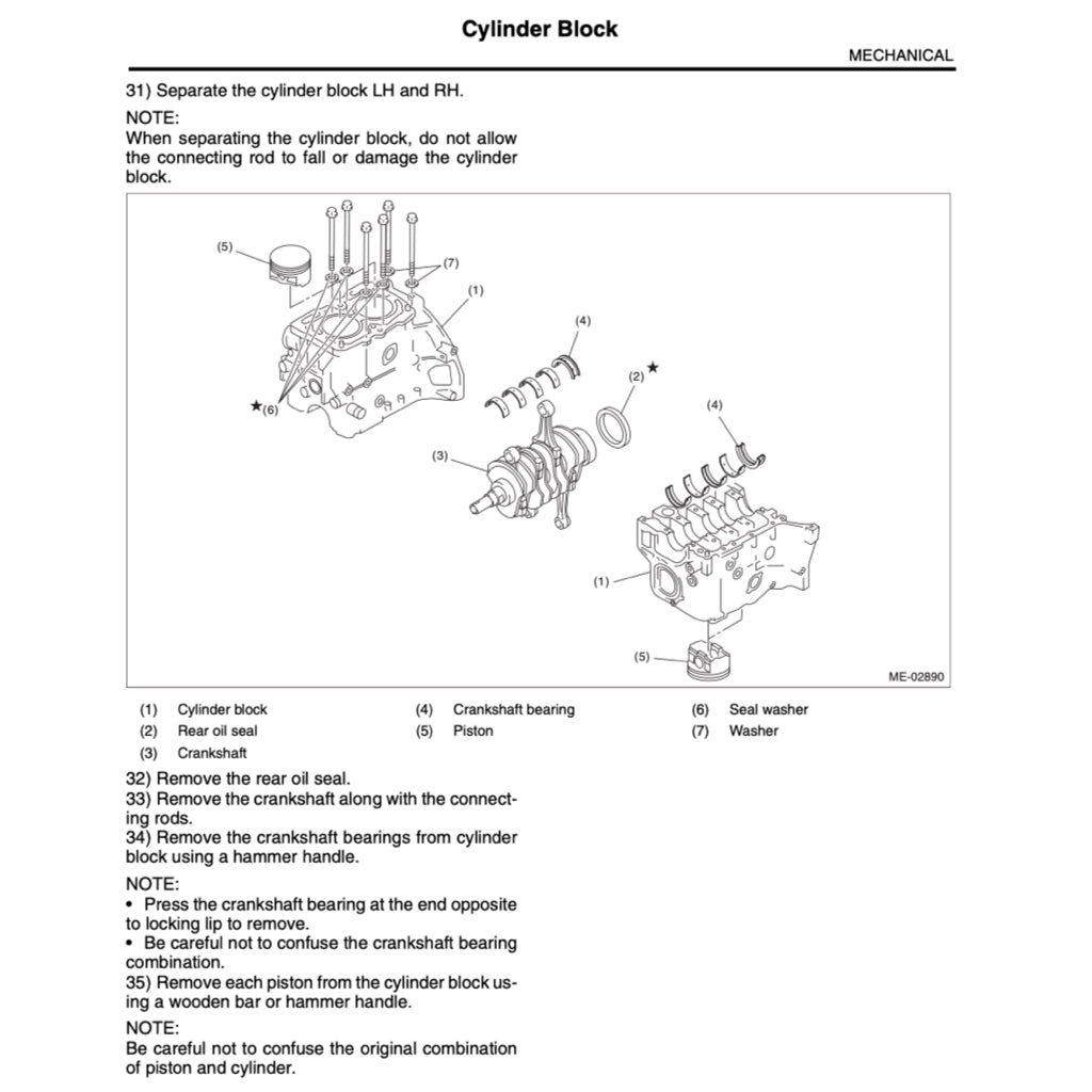 SUBARU IMPREZA GE/GH (2008-2011) SERVICE WORKSHOP MANUAL