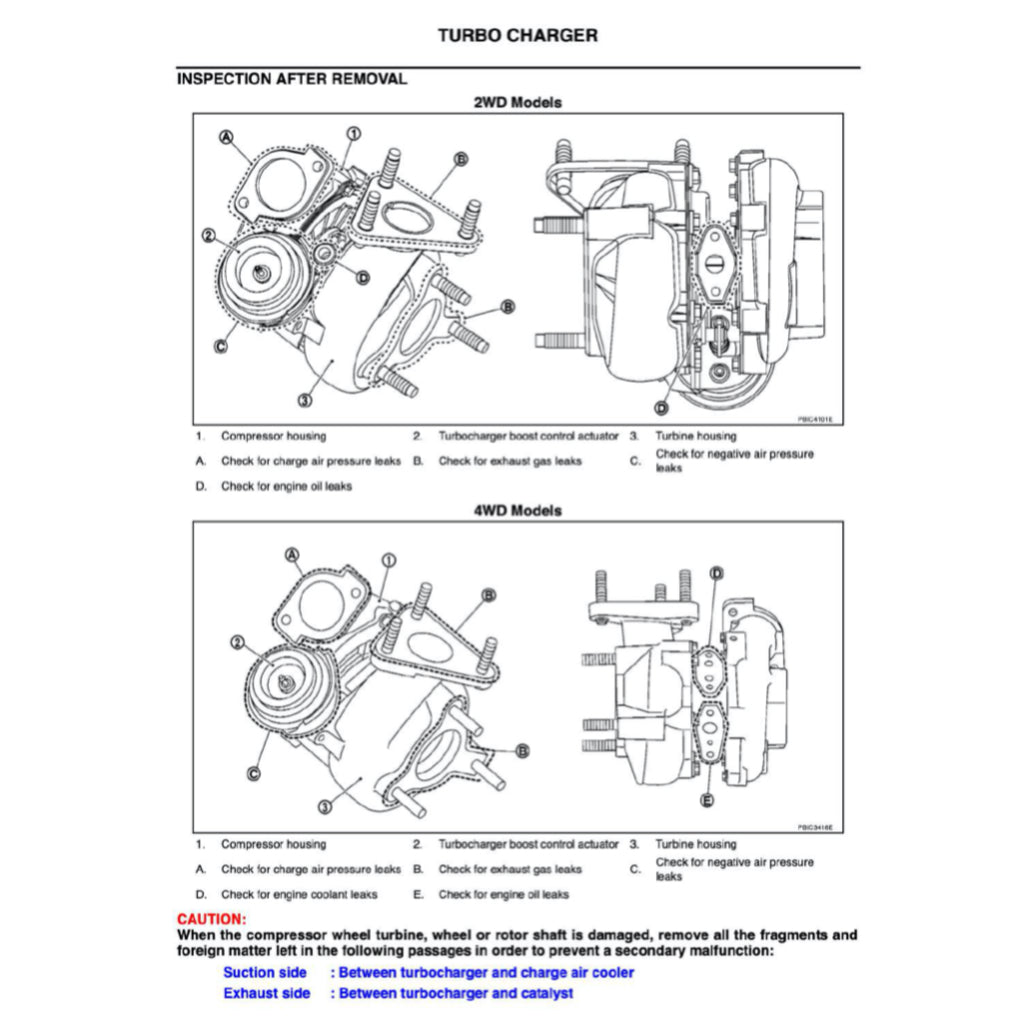 NISSAN NAVARA D40 (2005-2014) SERVICE WORKSHOP MANUAL