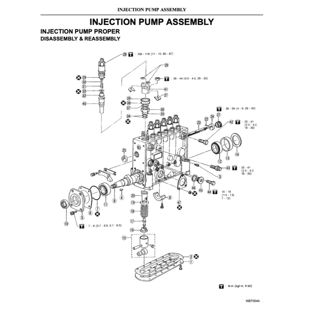 NISSAN UD DIESEL ENGINE PF6/PF6T/PFT6TA/PF6TB/PF6TC SERVICE REPAIR MANUAL