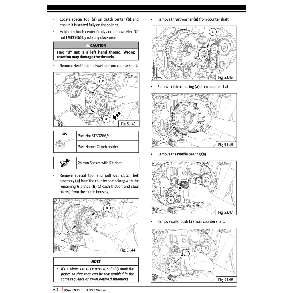 ROYAL ENFIELD CONTINENTAL GT TWIN 650 (2017-2023) SERVICE WORKSHOP MANUAL + OWNER'S MANUAL