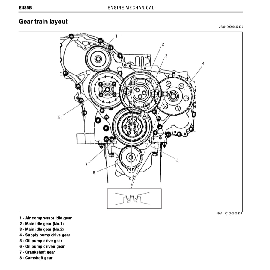 HINO ENGINE P11C WORKSHOP SERVICE REPAIR MANUAL + PARTS CATALOGUE