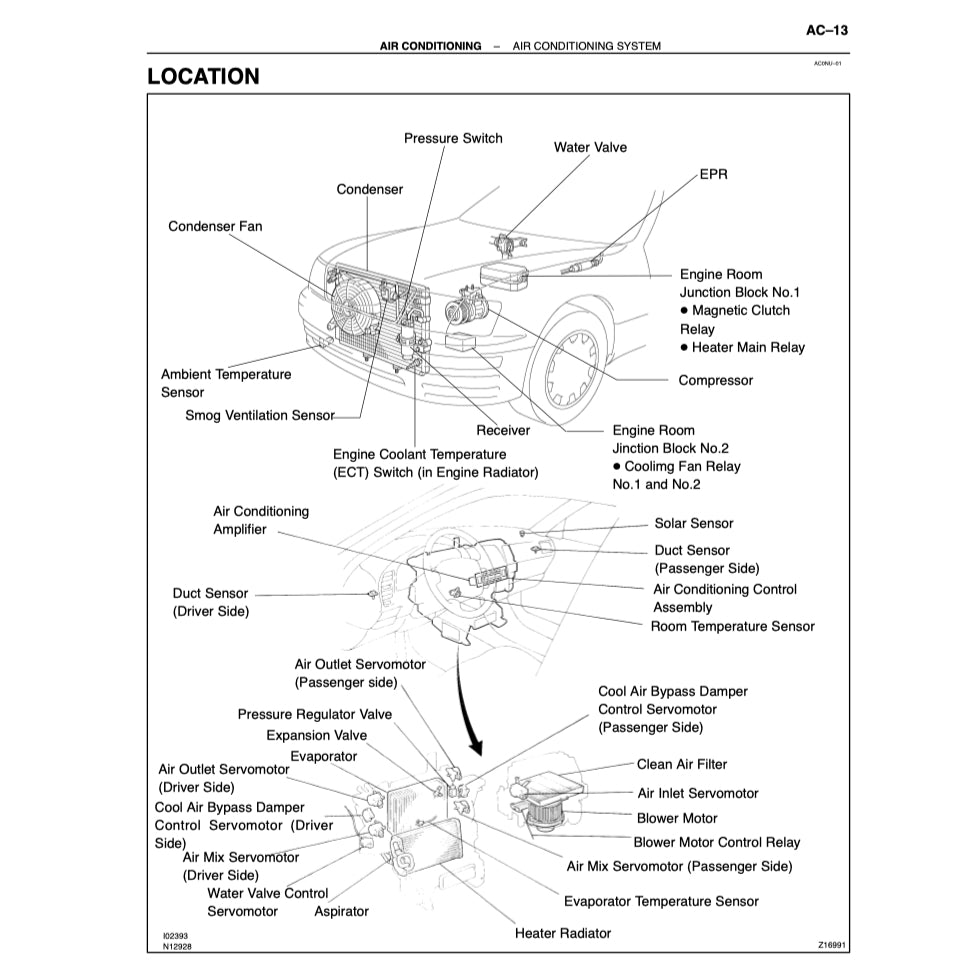 LEXUS LS400 XF10/XF20 (1990-2000) SERVICE WORKSHOP MANUAL