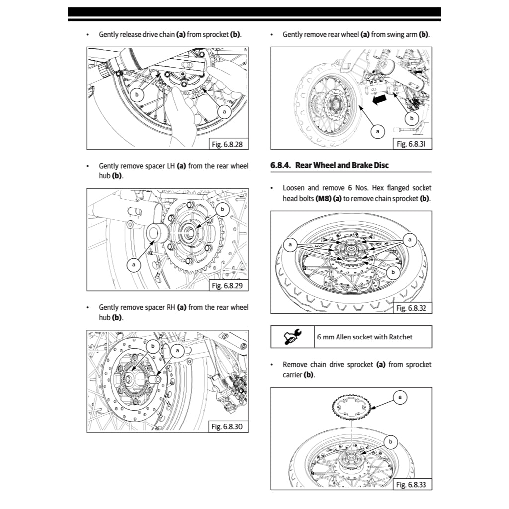 ROYAL ENFIELD CONTINENTAL GT TWIN 650 (2017-2023) SERVICE WORKSHOP MANUAL + OWNER'S MANUAL