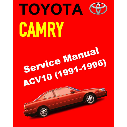 TOYOTA CAMRY III ACV10 (1991-1996) SERVICE WORKSHOP MANUAL