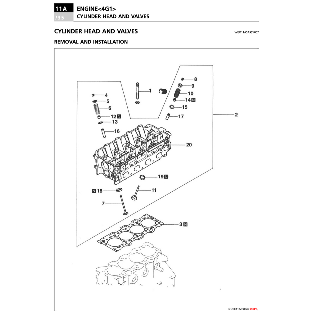 PROTON WAJA (2000-2011) SERVICE WORKSHOP MANUAL