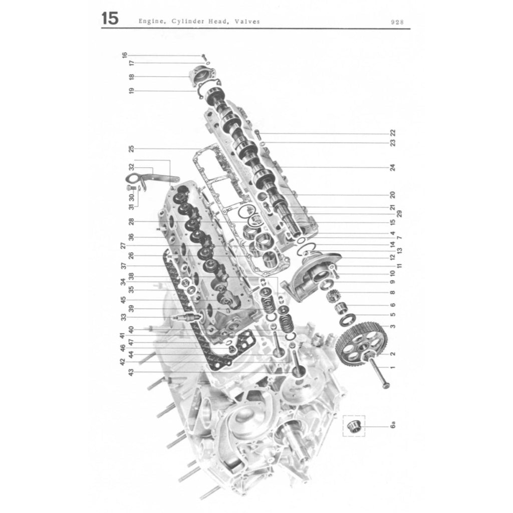 PORSCHE 928 (1977-1995) SERVICE WORKSHOP MANUAL + PARTS CATALOGUE