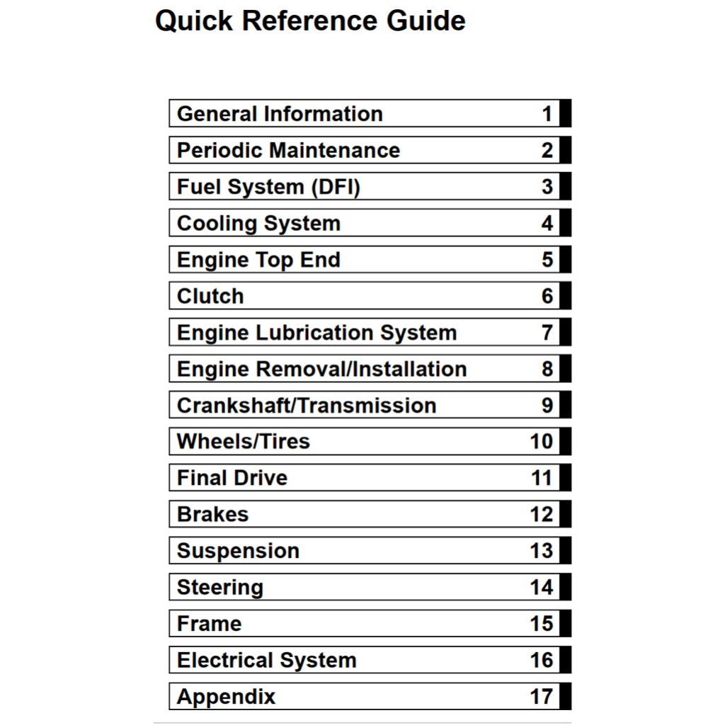 KAWASAKI Z750 J1 /Z750 S / Z750 ABS (2004-2012) SERVICE WORKSHOP MANUAL + PARTS CATALOGUE+OWNER'S MANUAL