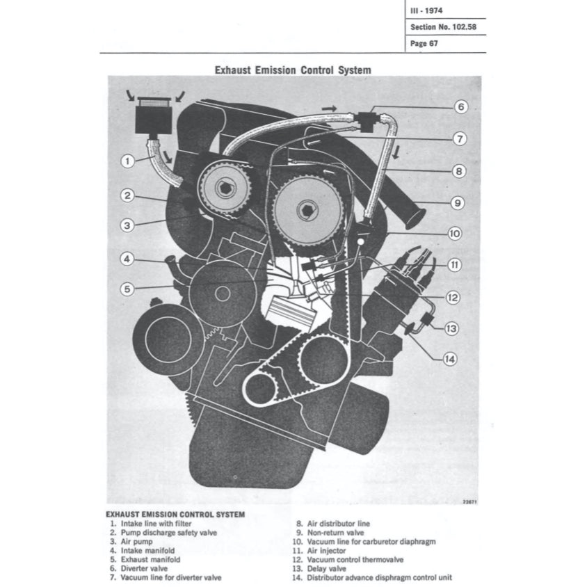 FIAT X-1/9 (1974-1989) SERVICE WORKSHOP MANUAL + PARTS CATALOGUE