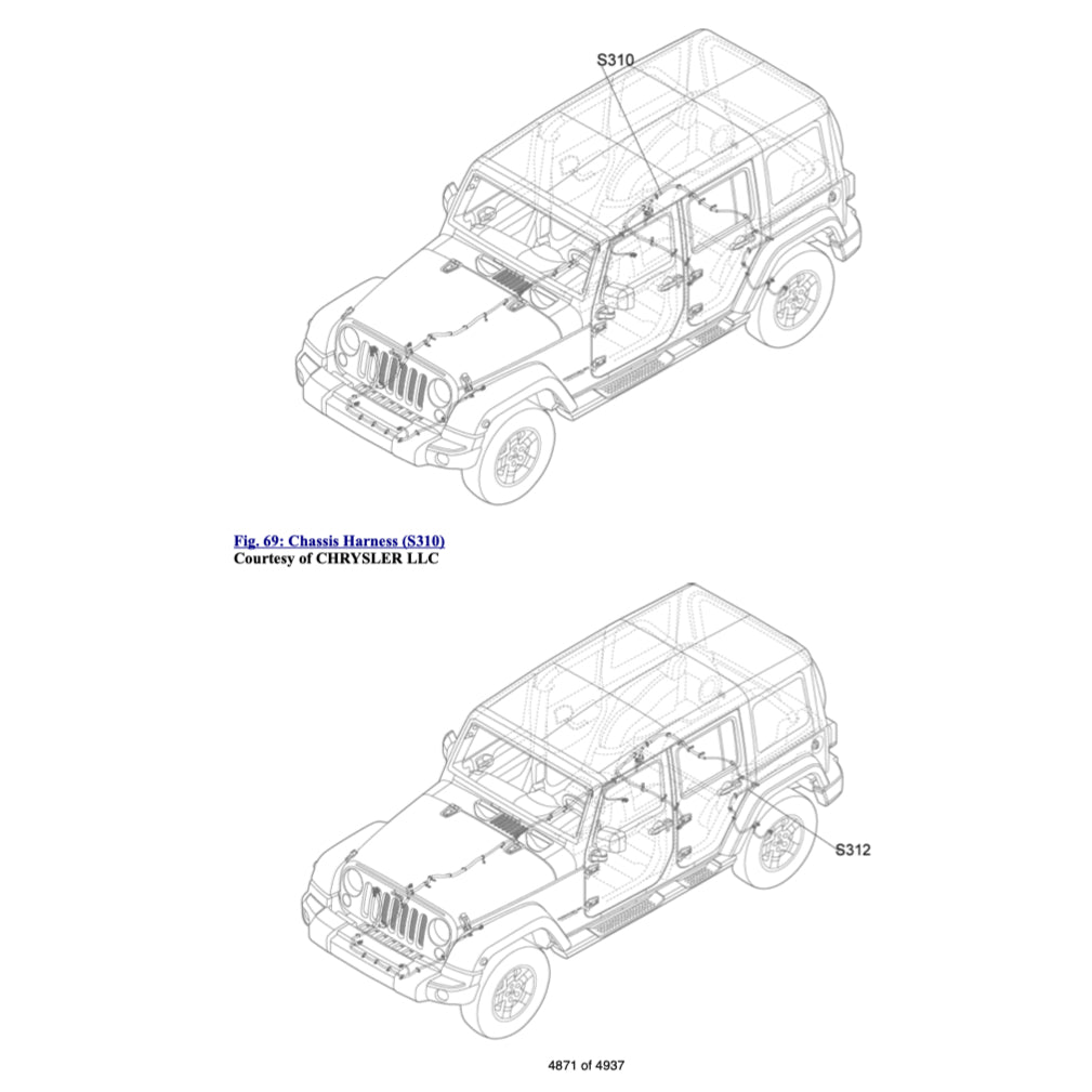 JEEP WRANGLER JK (2007-2017) SERVICE WORKSHOP MANUAL + PARTS CATALOGUE